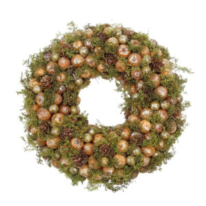 GUIRLANDA FOLHAS E FRUTAS 25 Cm